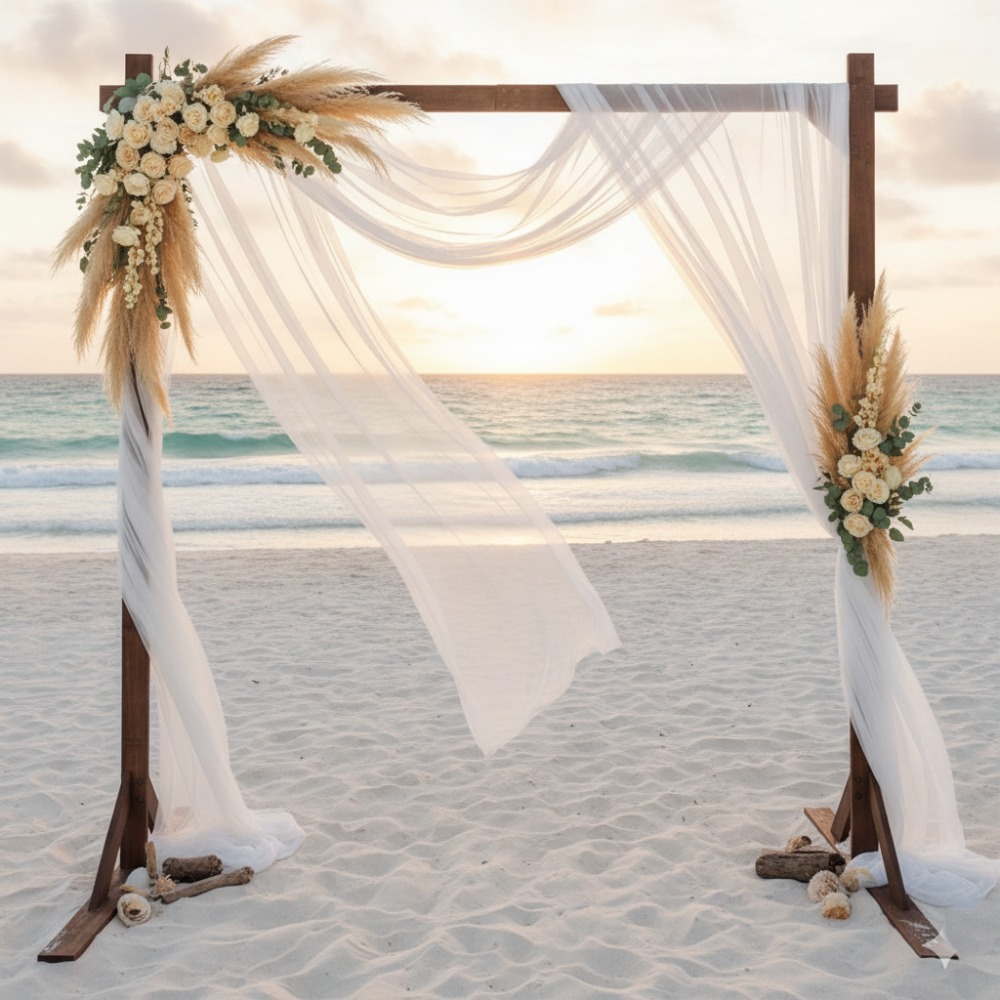 Wedding Support - Drewniany łuk ślubny w stylu leśnym,