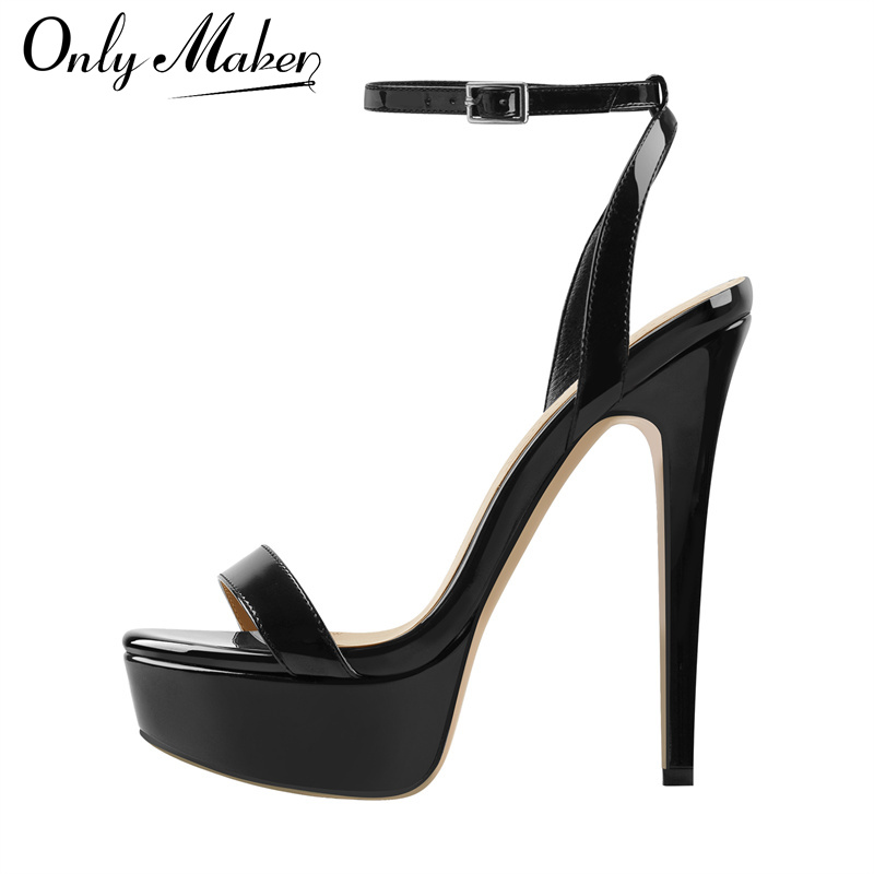 Wedding Shop - Onlymaker Damskie Sandały na Platformie Szpilki
