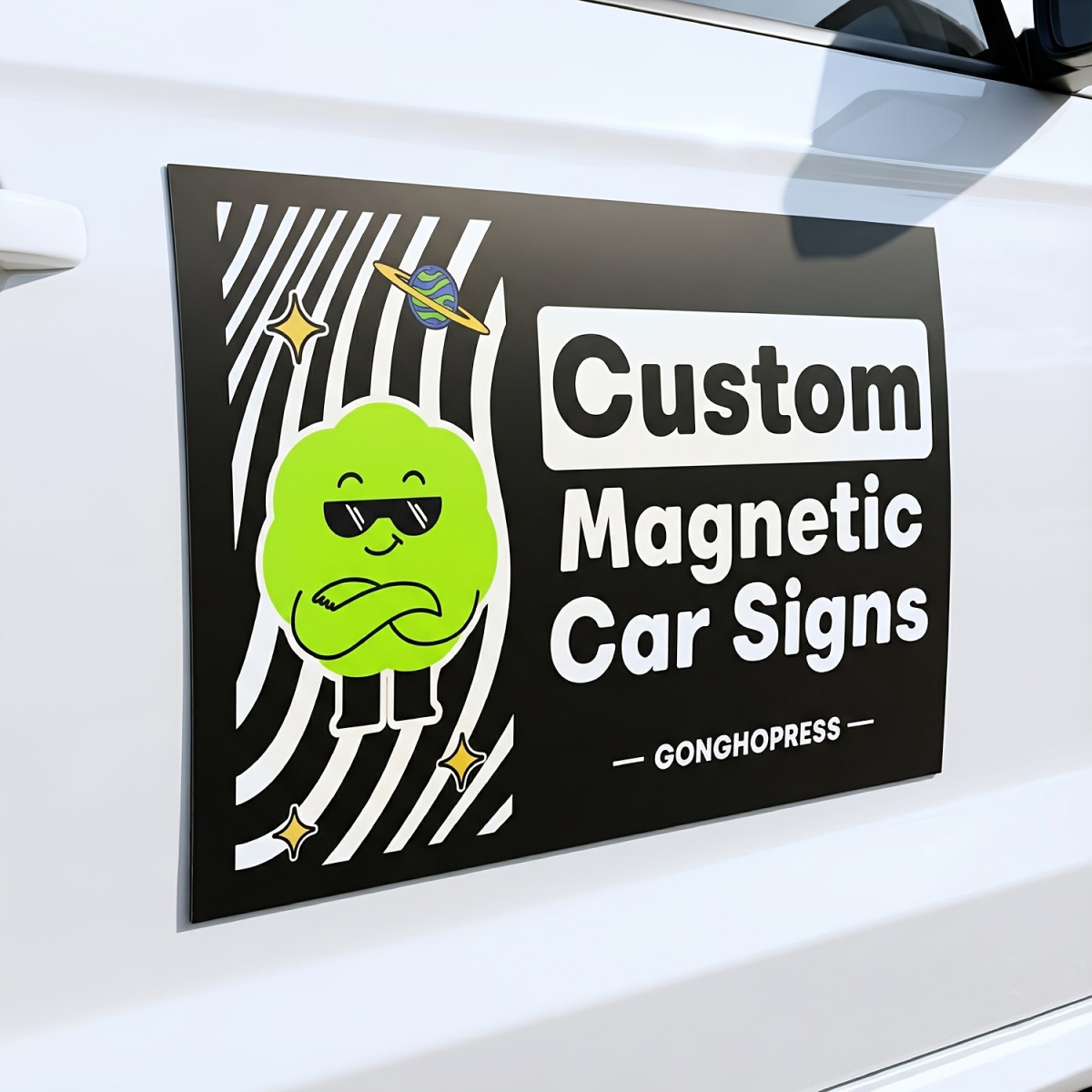 Wedding Support - Personalizowane magnetyczne naklejki samochodowe – idealne