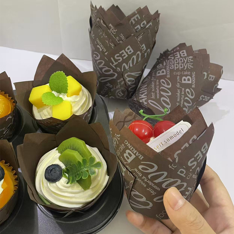 Wedding Cake Supply - 50/100 szt. Papierowe foremki do ciast