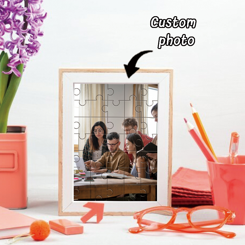 Wedding Souvenir - Puzzle ze zdjęciami DIY, drewniane elementy