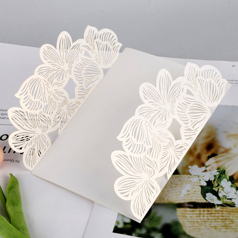 50 szt./zestaw Białe, wycinane – Wedding Supply Business recenzja i cena