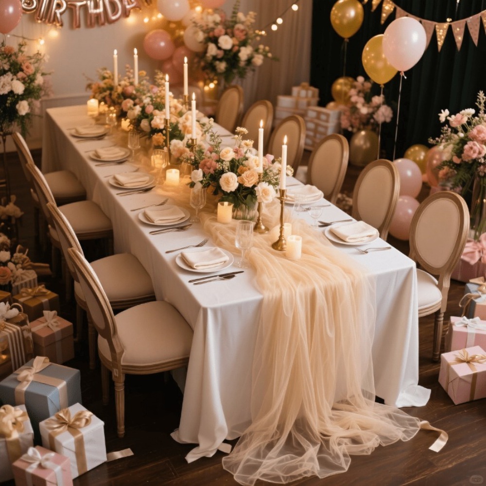 Przezroczysty bieżnik na stół  – Wedding Ceremony Supply recenzja i cena
