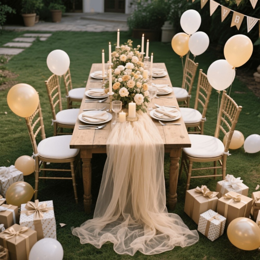 Przezroczysty bieżnik na stół  – Wedding Ceremony Supply recenzja i cena