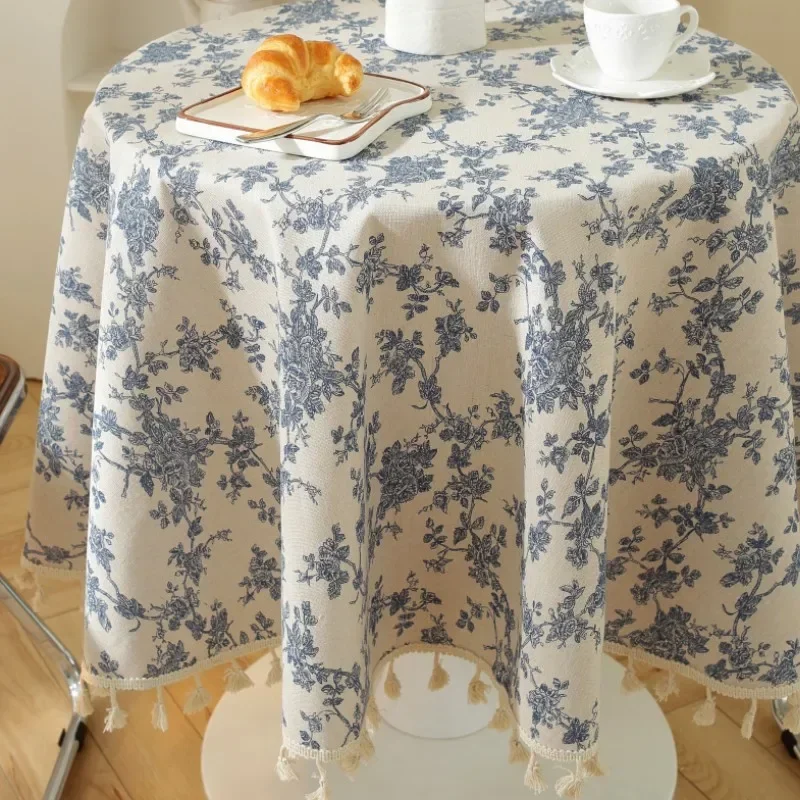 Kwiatowy lniany obrus bawełnia – Wedding Ceremony Supply recenzja i cena