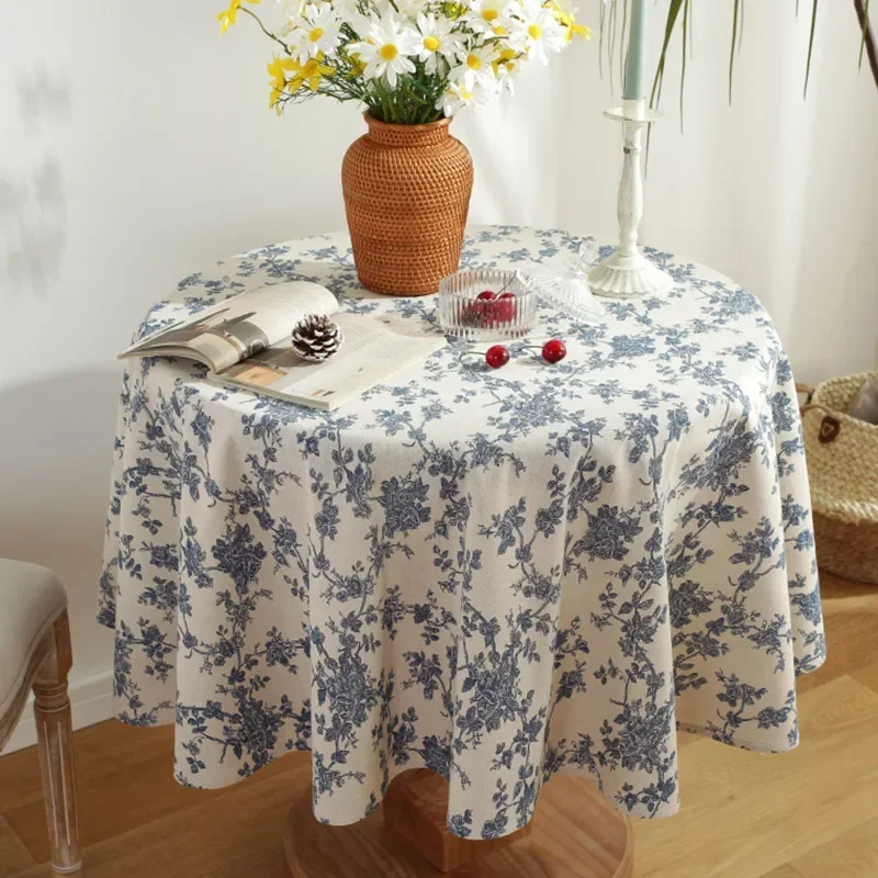 Kwiatowy lniany obrus bawełnia – Wedding Ceremony Supply recenzja i cena