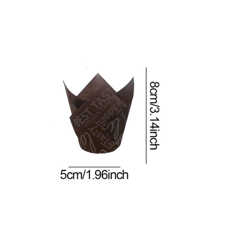 50/100 szt. Papierowe foremki  – Wedding Cake Supply recenzja i cena