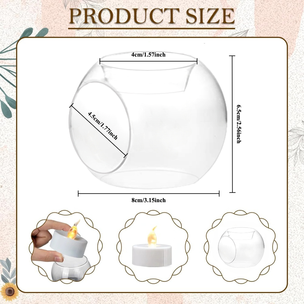 6/12 szt. Szklane Okrągłe Pust – Wedding Fountain recenzja i cena