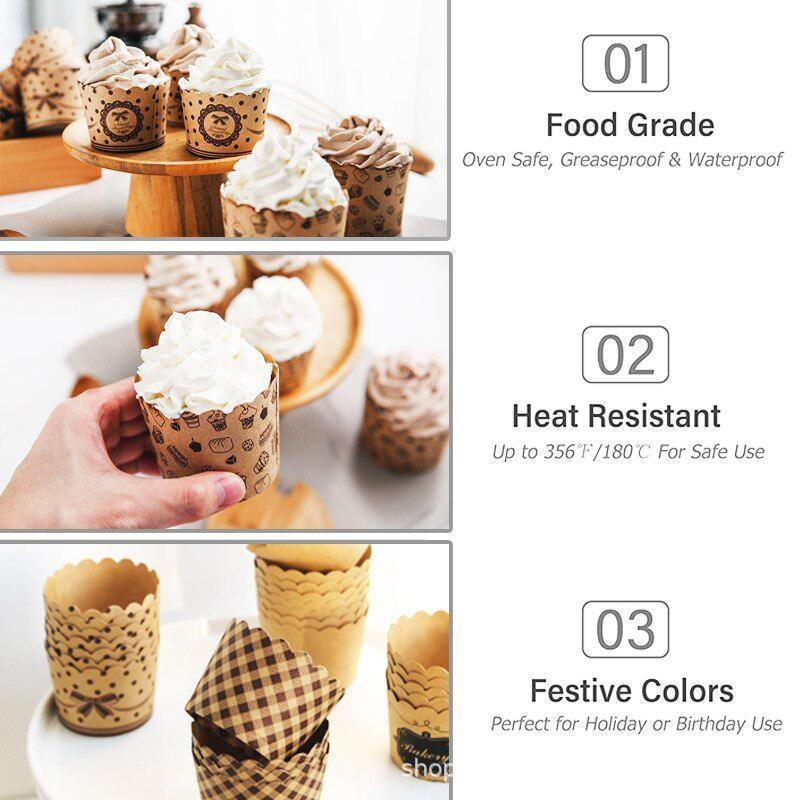50Pcs/Pack Cupcake Paper Cups  – Wedding Cake Supply recenzja i cena
