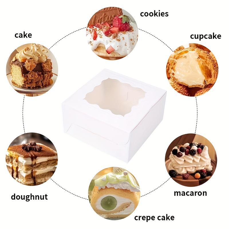 10 szt. Pudełek z papieru kraf – Wedding Cake Supply recenzja i cena