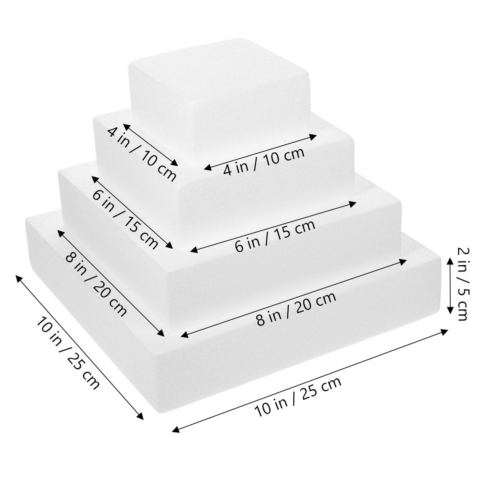 4 sztuki piankowych manekinów  – Wedding Cake Supply recenzja i cena